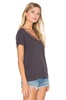 Deep V-neck T-shirt