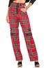 Plaid Zip Trouser Pant