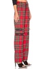 Plaid Zip Trouser Pant