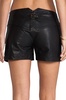 Western Leather Shorts