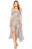 BOHEME GODDESS floral maxi skirt