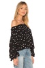 EMERY off-the-shoulder shirt