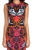 Reversible kaleidoscope print dress