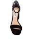 DILLION color block heel sandals