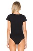 T-shirt bodysuit with straps