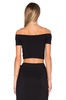 LOLA off-the-shoulder crop top