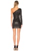 DIANA MINI LEATHER DRESS