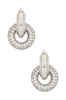 PAVE INTERLOCK Pave interlocking earrings