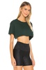 Cropped Short Sleeve Top