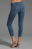 mid-rise cropped trousers