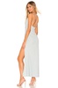 KARMIN ruched maxi dress