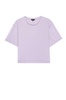 women's boxy crew in lavender