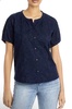 fallon blouse in navy