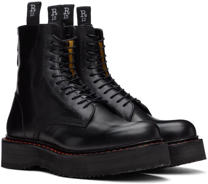 Black Single Stack Boots