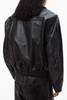 Biker Jacket In Crackle Patent Leather 