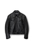 Biker Jacket In Crackle Patent Leather 