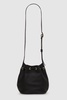 Mini Alana Bucket Bag - Black Pebbled