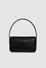 Elly Shoulder Bag - Black Embossed