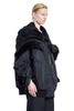 oversized batwing nylon jacket