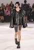 sculptural faux leather biker jacket