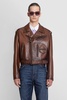 biker jacket in nappa lambskin