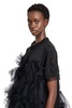 tiered tulle frill polo dress