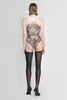 diablo print mesh bodysuit