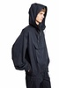 gusset hooded jacket