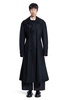 double-breasted wool coat