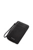 zipped leather wallet