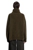 raccoon ribbed-knit turtleneck