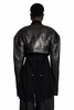 micro biker leather jacket