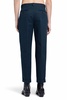 double cotton satin semi sartorial pants