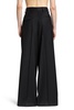 matthieu wide leg trousers in wool twill