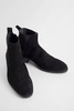 natural calf suede boots