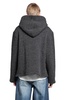 mega rib wool zip-up hoodie