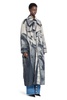 trompe l'oeil trench print trench coat