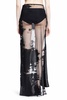 vivi light fluid jersey skirt