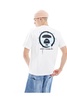 Aape By A Bathing Ape regular fit short sleeve t-shirt with back graphic in white