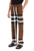 Wide Leg Checkered Trousers