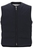 JIL SANDER Men's Black Padded Vest for SS24