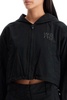 Alexander Wang Cropped Hooded Jacket With