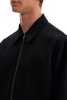 JIL SANDER Minimalist Zippered Wool Overshirt