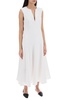 Roland mouret cotton poplin midi dress in