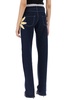 Siedres Low Rise Jeans With Crochet Flowers