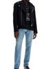 Balmain Wool Felt Biker Jacket In