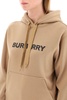 BURBERRY Logo Print French Terry Hoodie for Women