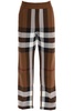 Wide Leg Checkered Trousers