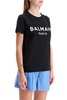 Balmain Logo T Shirt With Buttons