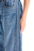 Alexander Wang Wide Leg Jeans With Branded Stripes